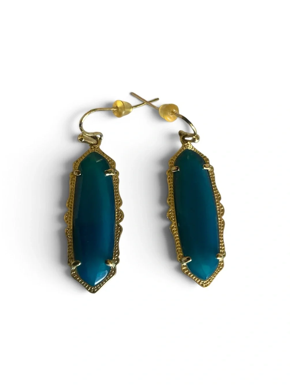 Kendra Scott teal elongated